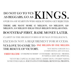 One Million by One Million (1Mby1M) logo
