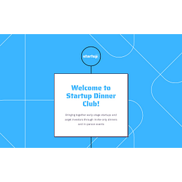 Startup Dinner Club logo