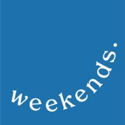 weekends. logo